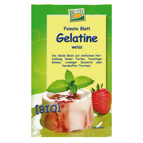 BIOVITA Bio Blatt-Gelantine weiß