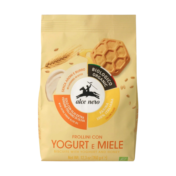 Alce Nero Bio Joghurt-Honig-Kekse