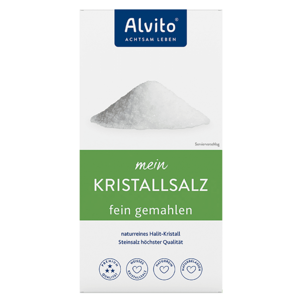 Alvito min CrystalSalt, fintmalet