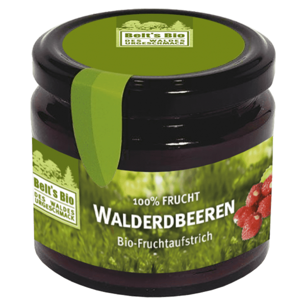 Belt's Bioprodukte Økologisk frugtsmørelse vilde jordbær