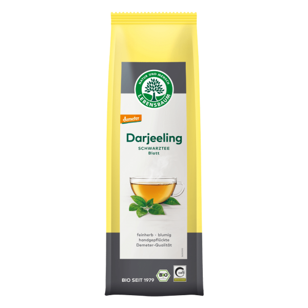 Lebensbaum Økologisk Darjeeling sort te, løse blade