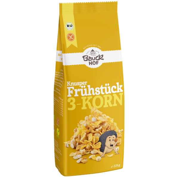 Bauckhof  Bio Knusper Frühstück 3-Korn