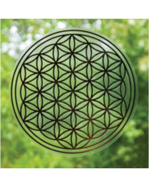 Berk Blume des Lebens - Aufkleber 3 cm