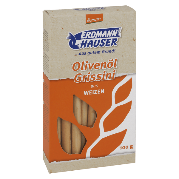 ErdmannHauser Økologisk olivenolie Grissini