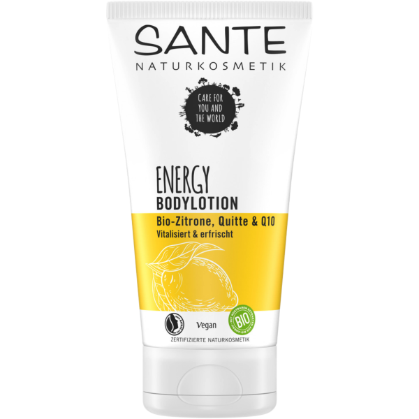Sante Naturkosmetik Energy bodylotion med Q10, citron og kvæde, 150 ml