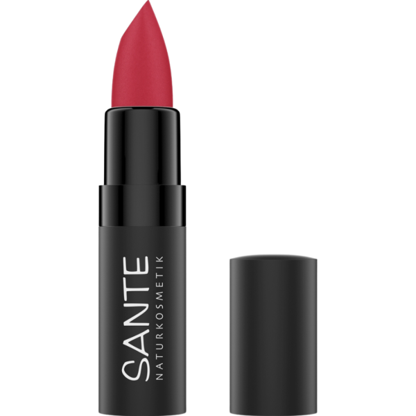 Sante Naturkosmetik Matte Lipstick 06 Intense Cherry