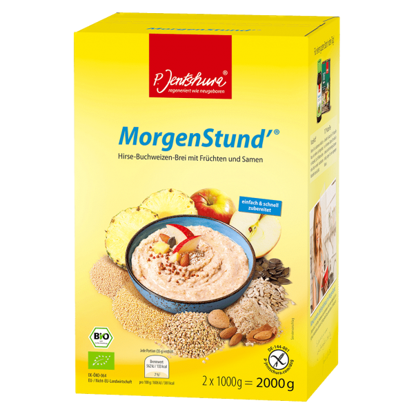 P. Jentschura P. Jentschura økologisk MorgenStund' hirse-boghvedegrød, 500 g