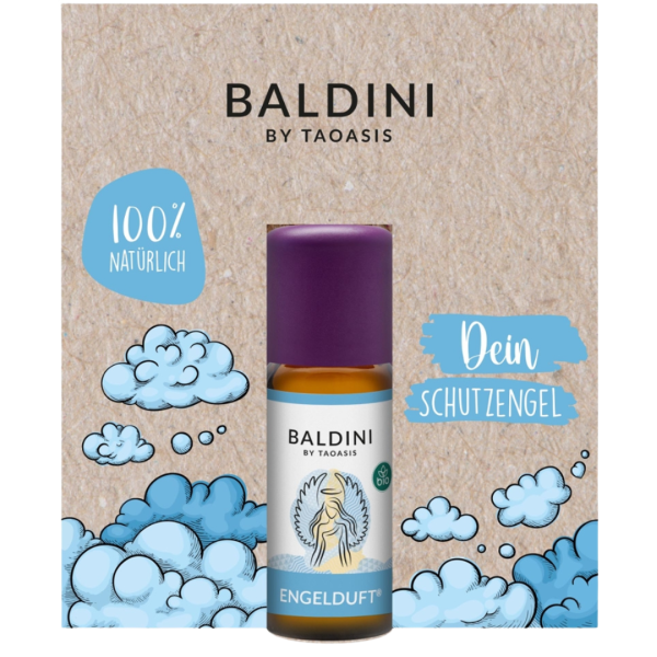 Baldini Engelduft Mini-Duftset, 10ml mit Holzengel