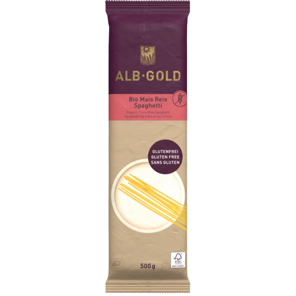 Alb-Gold Bio Mais+Reis Spaghetti, 500 g