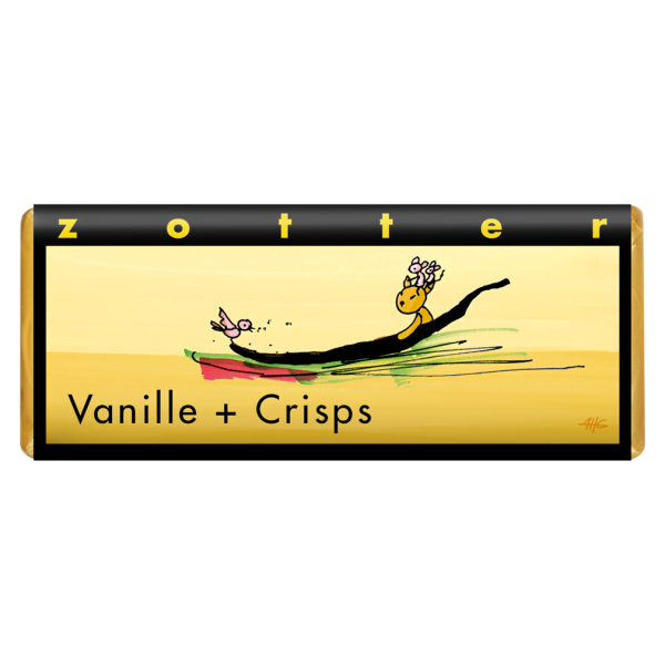 Zotter Økologisk vanilje + chips