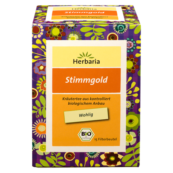 Herbaria Økologisk Stimmgold te, 15 filterposer