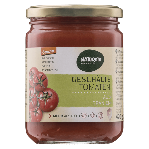 Naturata Økologiske flåede tomater i tomatsaft