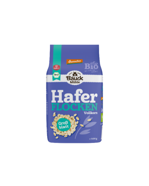 Bauckhof  Økologiske Demeter-havreflager stort blad