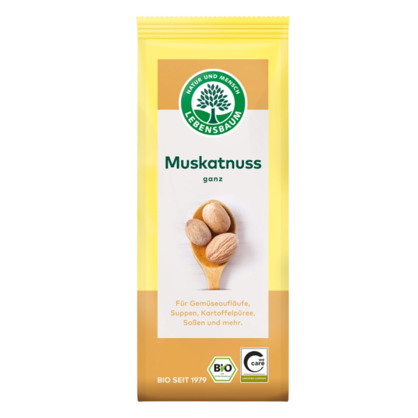 Lebensbaum Bio Muskatnuss, ganz