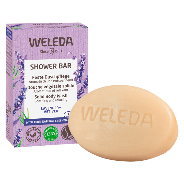 Solid Shower Care Lavender + Vetiver