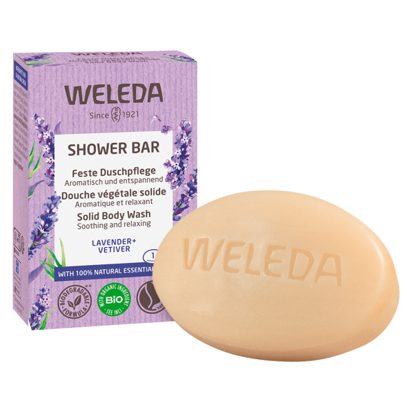 Weleda Solid Shower Care Lavender + Vetiver