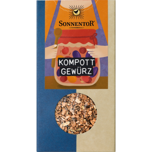 Sonnentor Bio Kompott-Gewürz 55 g, Packung