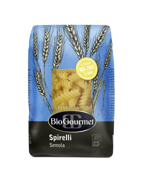 BioGourmet Øko Spirelli Semola af hvedesemulje, 500 g