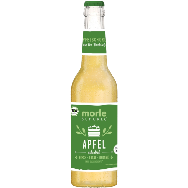 Elbler Æbleschorle økologisk af direkte saft, 0,33 l