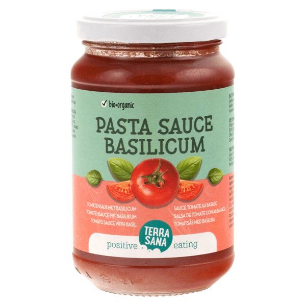 TerraSana Økologisk tomatsauce med basilikum