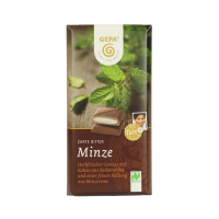 GEPA Zartbitter Minze Schokolade, 100g GEPA Zartbitter Minze Schokolade, 100g