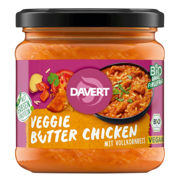 Davert Økologisk vegansk Better Chicken med ris, 320 g