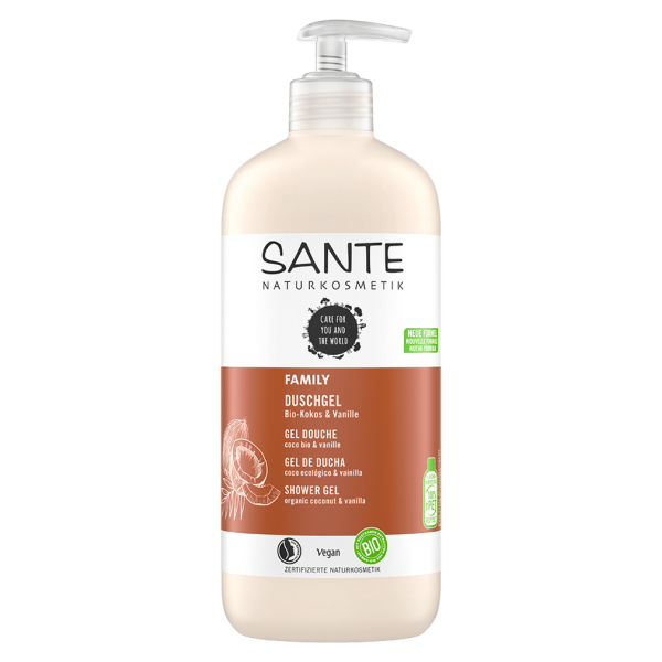 Sante Naturkosmetik Shower Gel Organic Coconut &amp; Vanilla
