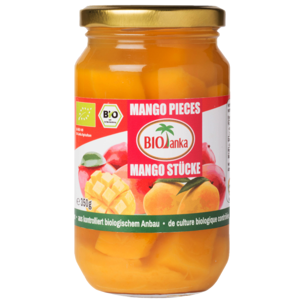 biolanka Økologiske mangostykker i ananasjuice