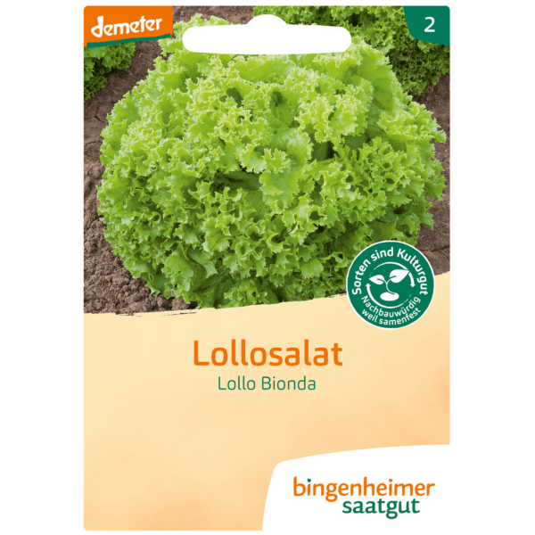 Bingenheimer Saatgut Økologisk salat, Lollo Bionda