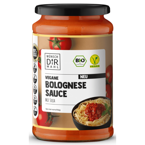 Wünsch Dir Mahl Økologisk Bolognese sauce med soja