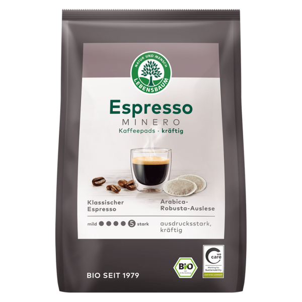 Lebensbaum Bio Minero Espresso 18 kapsler