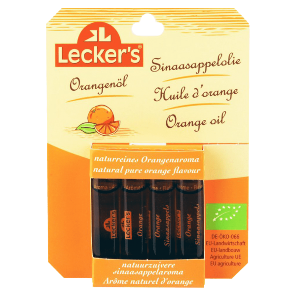 Lecker`s Økologisk appelsinolie 4x2ml