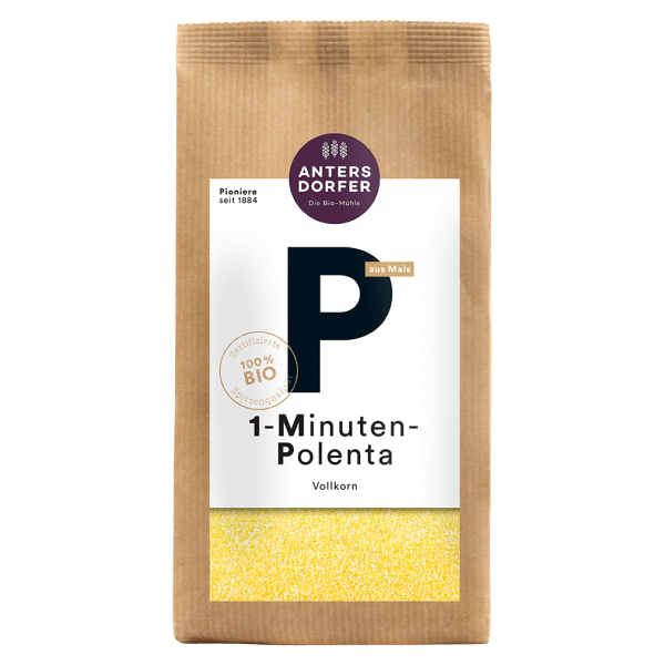 Antersdorfer Økologisk 1-minutters polenta, fuldkorn