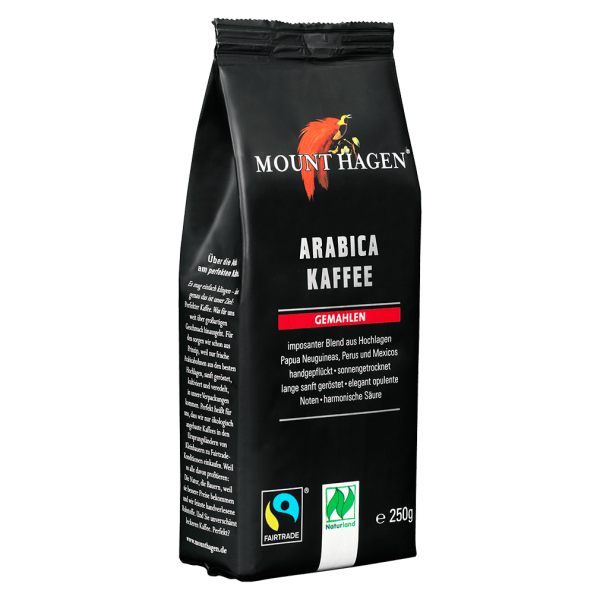 Mount Hagen Økologisk Arabica ristet kaffe, malet