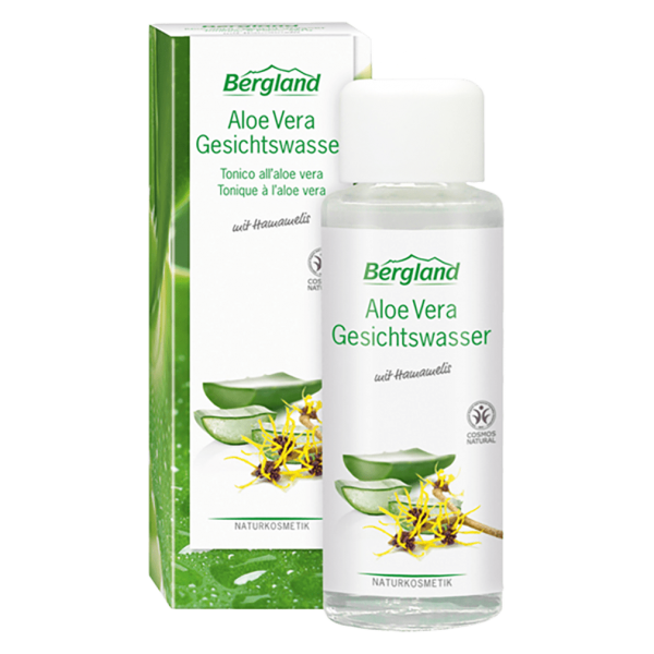 Bergland Aloe Vera Ansigtstoner, 125ml