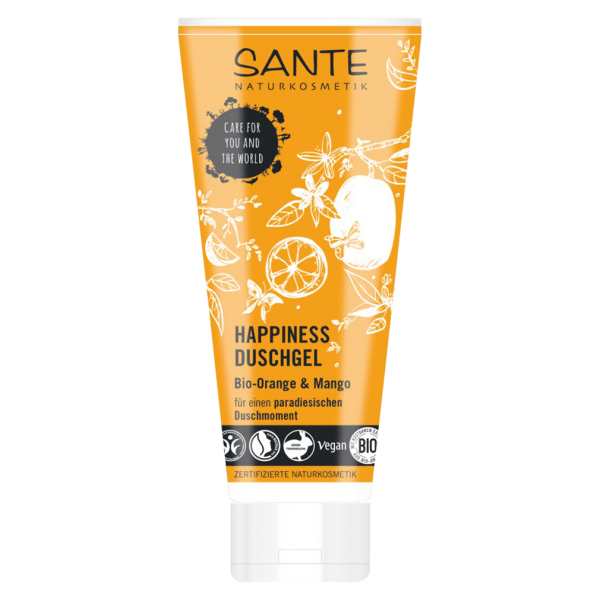 Sante Naturkosmetik Happiness Shower Gel Orange Mango