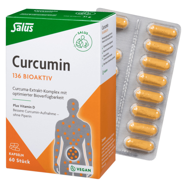 Salus Curcumin 136 Bioaktive tabletter