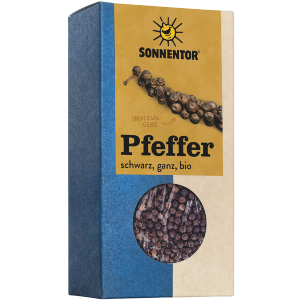 Sonnentor Økologisk sort peber hel