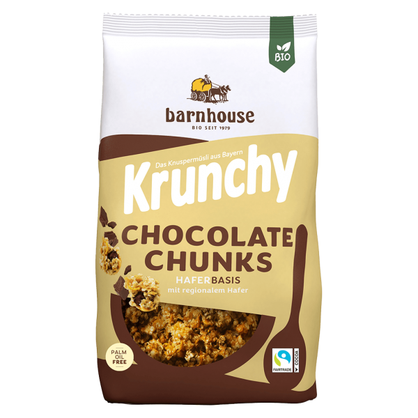 Barnhouse Økologisk Krunchy chokoladestykker