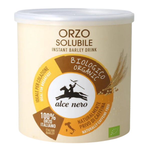Alce Nero Økologisk bygkaffe instant af italiensk byg, 125g