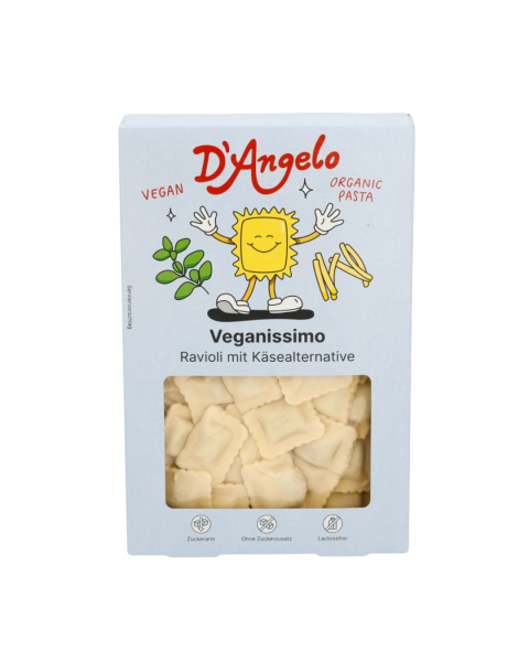 D'Angelo Økologisk ravioli med vegansk emalje