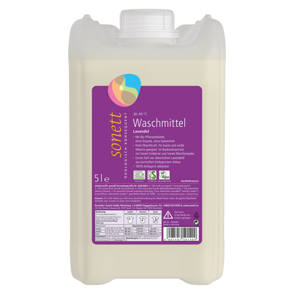 Sonett Flydende vaskemiddel Lavendel