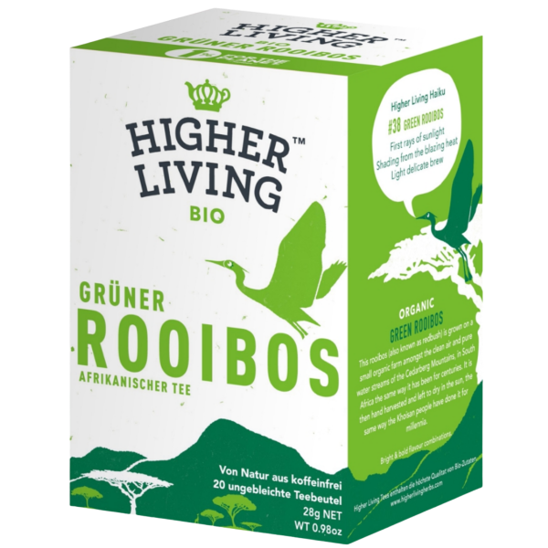 Higher Living Økologisk grøn rooibos