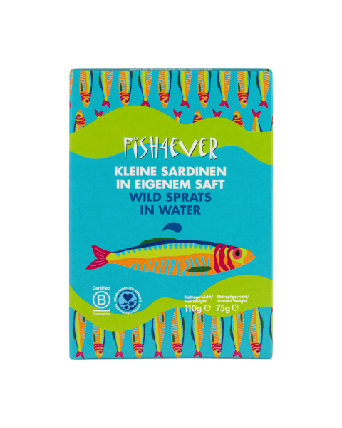 Fish4Ever Små sardiner Naturlig