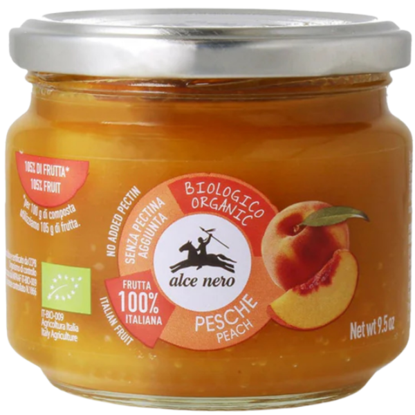 Alce Nero Økologisk ferskenspread, 270 g
