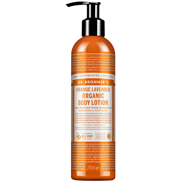 Dr. Bronners  Oekologisk bodylotion appelsin-lavendel, 240 ml