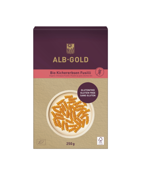 Alb-Gold Bio Kichererbsen Fusilli