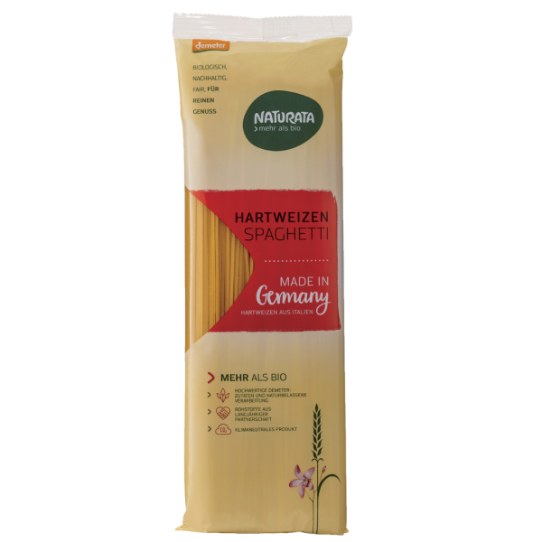Naturata Bio Hartweizen hell Spaghetti