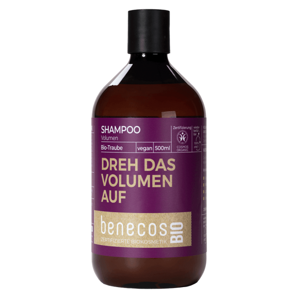 Benecos Shampoo Skru op for volumen!