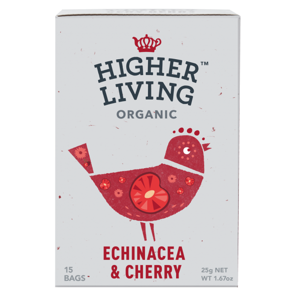 Higher Living Økologisk Echinacea &amp; kirsebær